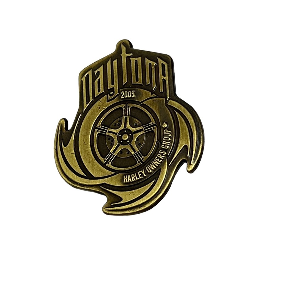 Harley Davidson Owners Group Pin HOG‎ Daytona Beach 2005 Lapel Vest
